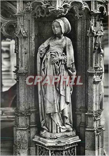 Cartes postales moderne Bourg en Bresse (Ain) Eglise de Brou (debut XVIe S) Statuette d'un Tombeau