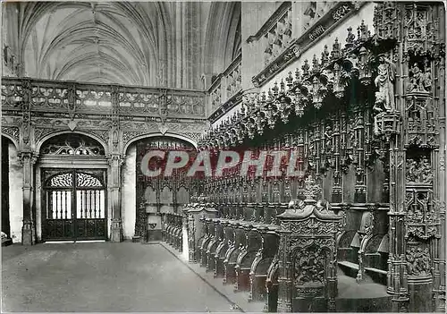 Cartes postales moderne Bourg en Bresse (Ain) Eglise de Brou (debut XVIe S) Les Stalles Cote Nord