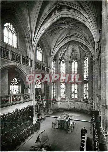 Cartes postales moderne Bourg en Bresse (Ain) Eglise de Brou (debut XVIe S) Le Choeur