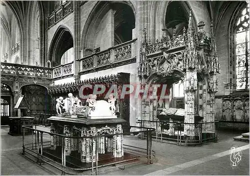 Moderne Karte Bourg(Ain) Eglise de Brou Le Choeur Les Tombeaux de Philibert le Beau et de Marquerite d'Autrich