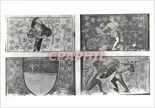 Cartes postales moderne Musee Calvet Avignon Panneaux de Plafond XVe s Provenant d'une maison situee rue Saunerie a Avig