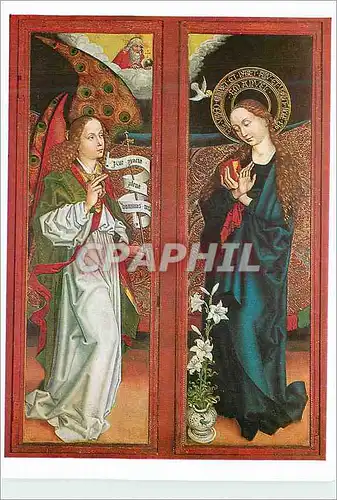 Cartes postales moderne Musee d'Unerlinden Colmar L'Annociaton Martin Schoguaver (1445 1491)