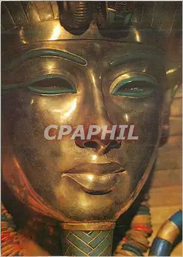 Cartes postales moderne Gold mit Einlagen Egypte