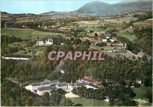 Moderne Karte Uriage  les Bains (Isere) Vue panoramique aerienne