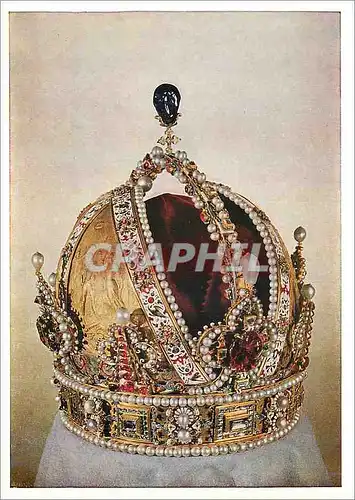 Cartes postales moderne Wien Kunsthistorisches Museum La couronne de l'empereur Rodolphe II Couronne imperiale d'Autrich
