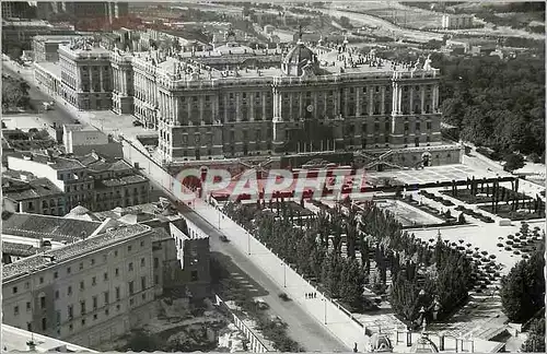 Cartes postales moderne Madrid Palais National Vue panoramique