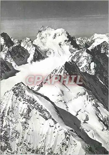 Cartes postales moderne Oisans Les Ecrins face nord et le Glacier Blanc