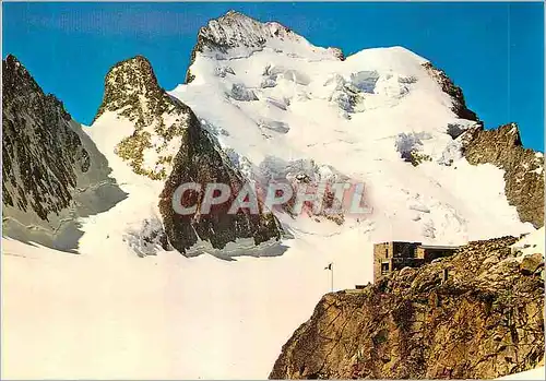 Cartes postales moderne Massif de l'Oisans Face Nord des Ecrins et le Refuge des Ecrins