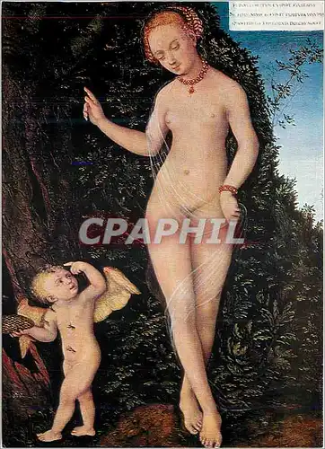 Cartes postales moderne Lucas Cranach (1472 1553) Venus und Amor als Honigdicb um 1525