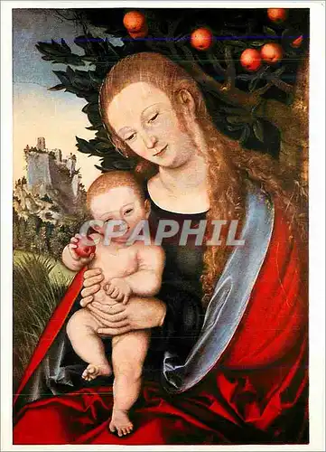 Cartes postales moderne Lucas Cranach (1472 1553) La Vierge sous le Pommier
