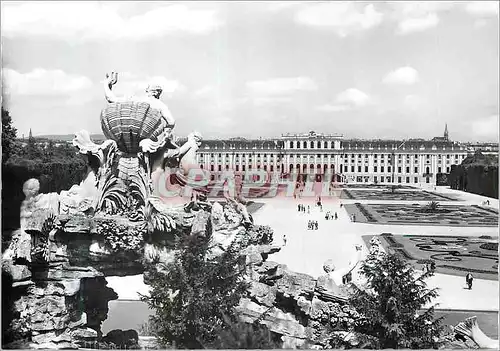 Cartes postales moderne Vienne Chateau de Schonbrunn et Parterre
