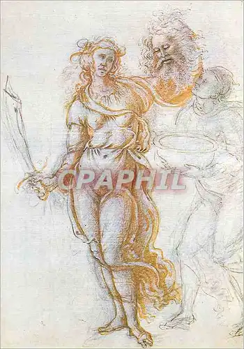 Cartes postales moderne Paris Musee du Louvre Exposition Dessins Italiens de l'Albertina de Vienne