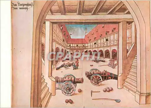 Cartes postales moderne Wien Nationalbibliothek Das Zeughaus in Innsbruck um 1507