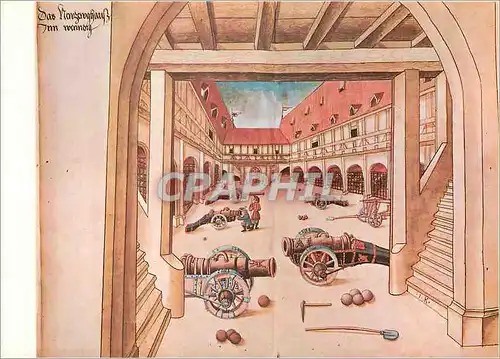 Moderne Karte Wien Nationalbibliothek Das Zeughaus in Innsbruck um 1507