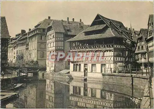 Moderne Karte Le Vieux Strasbourg Les Vieilles Tanneries du Bain aux Plantes