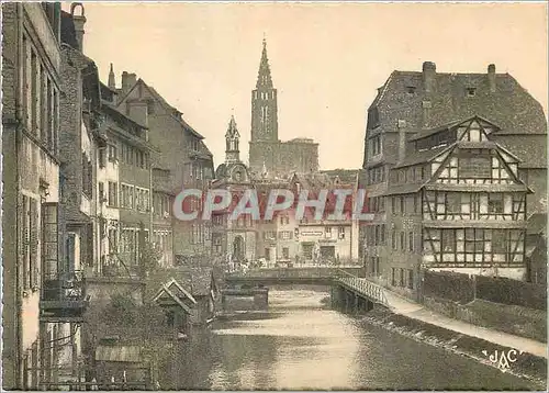 Moderne Karte Le Vieux Strasbourg La Petite France