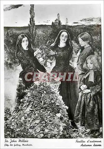 Cartes postales moderne Manchester City Art Gallery Feuilles d'Automne