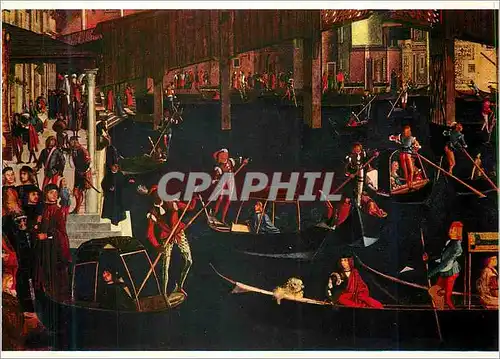 Cartes postales moderne Venezia Gallerie dell'Accademia Vittore Carpaccio (1465 ca 1526) Le Miracle de la Relique de la