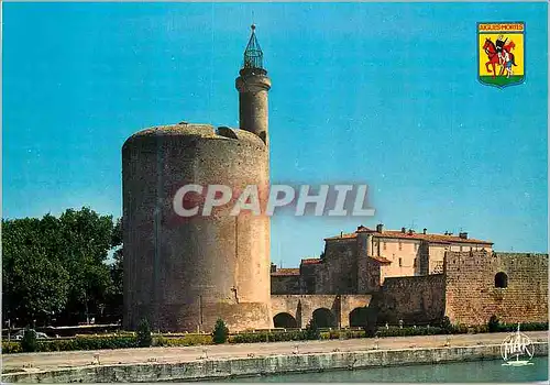 Cartes postales moderne Aigues Mortes De Cette Ville Saint Louis Roi de France partit pour les 7e et 8e Croisade (1248 1