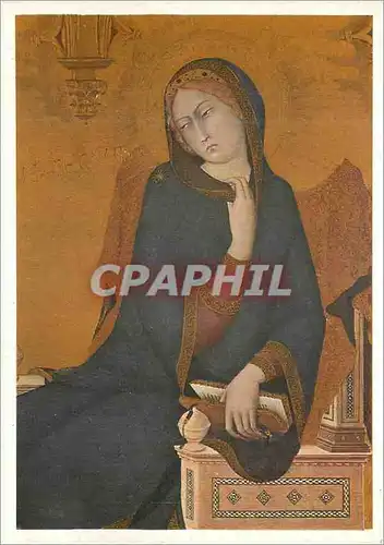 Cartes postales moderne Firenze Galleria Uffizi Vergine Annunziata (Particolare) Simone Martini