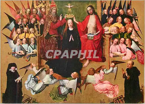 Cartes postales moderne Pinakothek Munchen Couronnement de la Vierge