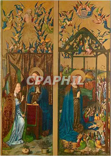Cartes postales moderne Germanisches National Museum Nurnberg L'Annonciation La Nativite