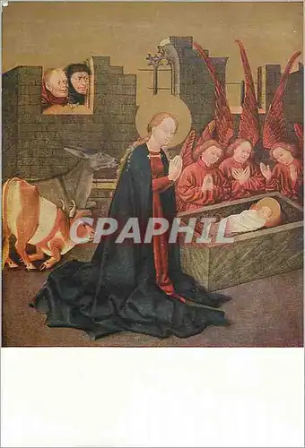 Cartes postales moderne Wien Klosterneuburg Meister des Albrechtaltars (um 1440) L'Adoration de l'Enfant Jesus