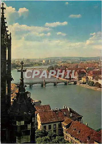 Cartes postales moderne Basel Vue de la Cathedrale