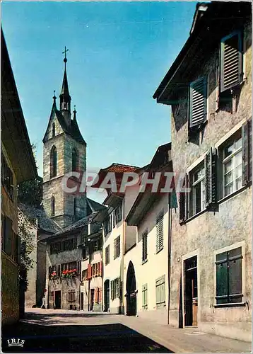 Moderne Karte Bale (Suisse) L'Eglise Saint Pierre