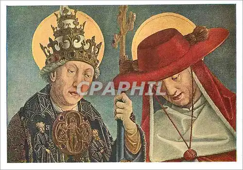Moderne Karte St Gregor und St Hieronymus St Wolfgang Hochaltar der Pfarrkirche 1481