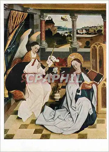 Cartes postales moderne Verkundigung Tiefenbrann Pfarrkirche Hochaltar Von Hans Schuchlin 1469