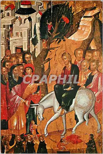 Cartes postales moderne Nicosie Les Rimeaux Icone du 16e Siecle Eglise de la Chrysaliniotissa