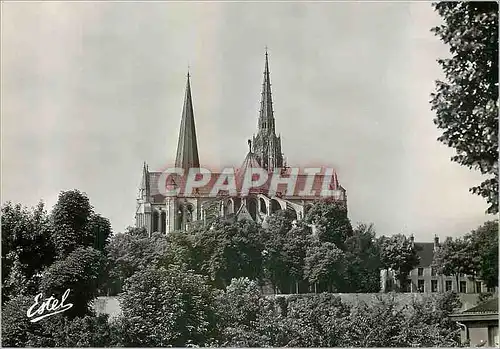 Moderne Karte La Cathedrale de Chartres L'Abside