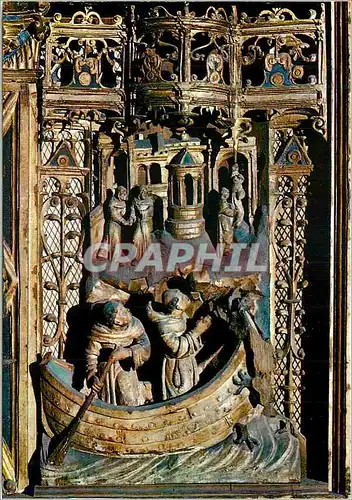 Cartes postales moderne Paris Eglise Saint Germain L'Auxerrois Deux Moines en Fugue