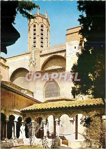 Cartes postales moderne Aix en Provence (B du R) Reflets de Provence La Cathedrale St Sauveur et son Cloitre