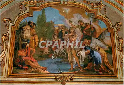 Moderne Karte Bergamo Chapelle Colleoni Fresque de G B Tiepolo (1732 1733)
