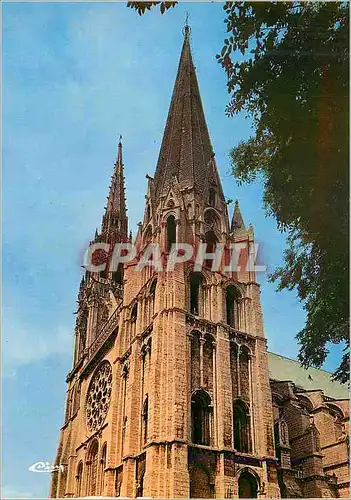 Moderne Karte Chartres (E et L) Vue des Cloches