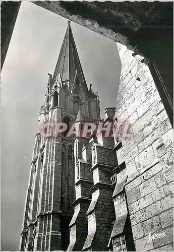 Cartes postales moderne Les Merveilles de Chartres (Eure et Loir) Le Clocher Vieux (106 m) de la Cathedrale (XIIe Siecle
