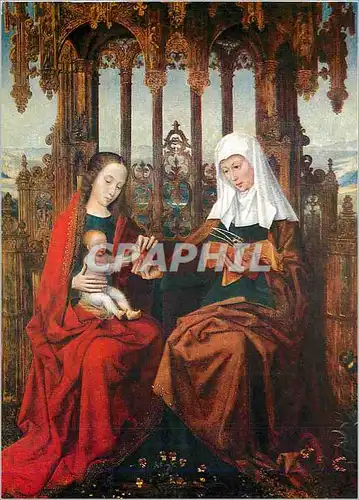 Cartes postales moderne Madrid Prado Ambrosius Benson (16 th) La Parente de la Vierge