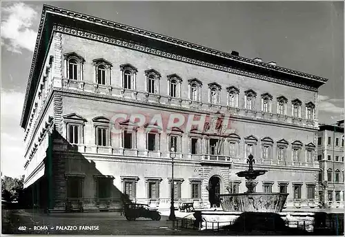 Moderne Karte Roma Palazzo Farnese