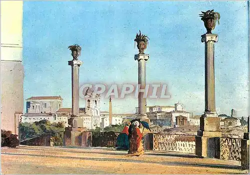 Moderne Karte Venezia Museo d'Arte Moderna Ca'Pesaro Ippolito Caffi Monte Pincio