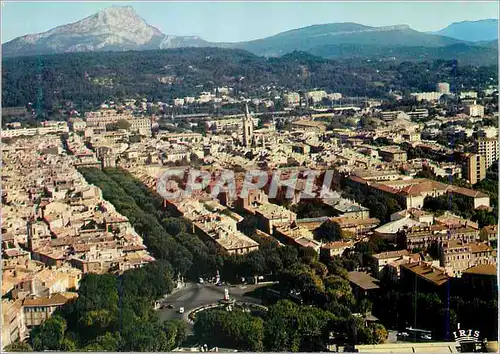 Moderne Karte Aix en Provence (B du R) Reflets de Provence Vue Aerienne