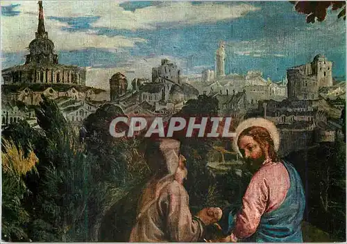 Cartes postales moderne Milano Pinacoteca di Brera Le Bapteme de Jesus (Detail)