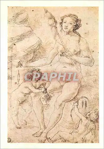 Cartes postales moderne Firenze Galleria Uffizi Antonio del Pollaiolo Eva