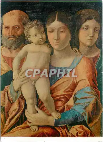 Moderne Karte Verona Museo Di Castelvecchio Andrea Mantegna Sainte Famille et une Sainte