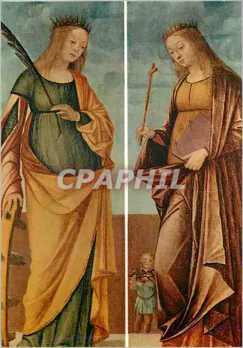 Cartes postales moderne Verona Museo Di Castelvecchio Saintes Catherine et Venerande