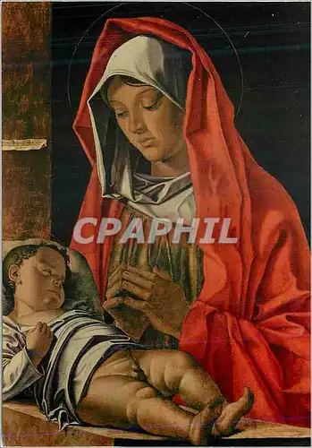 Cartes postales moderne Verona Museo Di Castelvecchio Vierge en Adoration