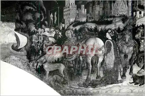 Cartes postales moderne Verona Museo Di Castelvecchio Pisanello Saint George et la Princesse Verona S Anastasia