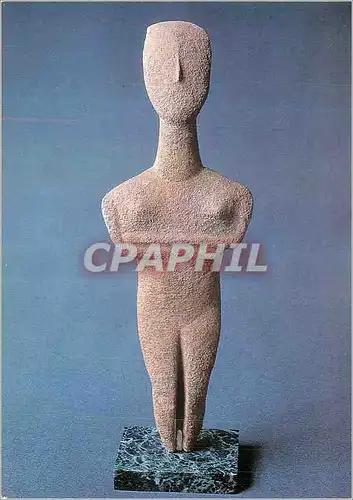 Cartes postales moderne Paris Musee du Louvre Departement des Antiquites Grecques et Romaines Idole Feminine