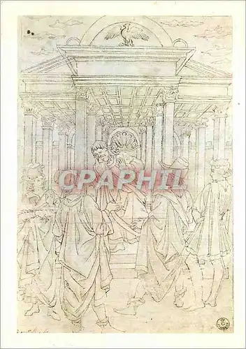 Cartes postales moderne Firenze Galleria Uffizi Gab Disegni e Stampe Piero pollaiola